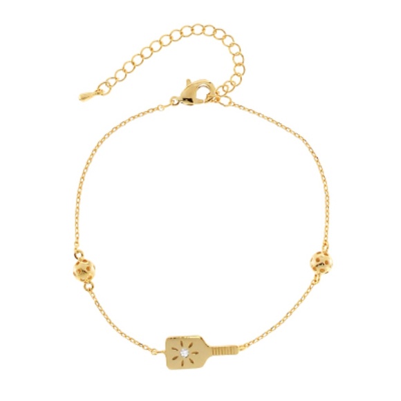 CZ Pickle Ball Bracelet - Picture 1 of 2